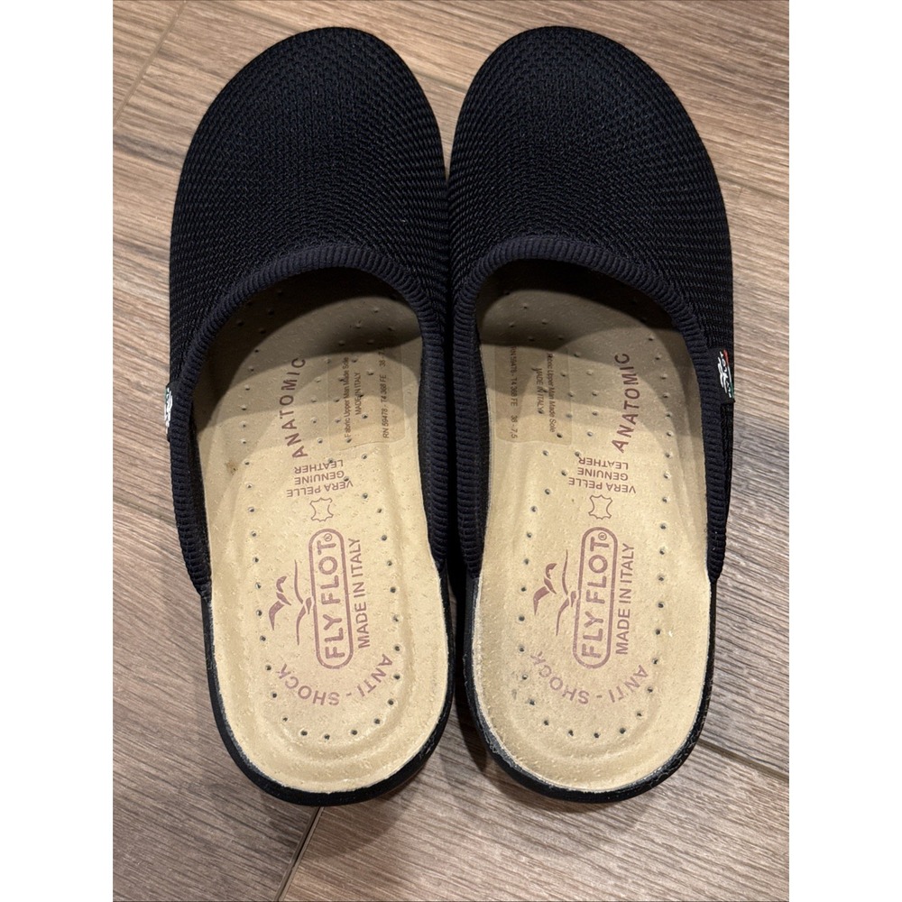 Fly Flot Clogs, Made In Italy, Anatomical, Anti-Shock, Black, Lite Weight, EUC - Picture 12 of 16